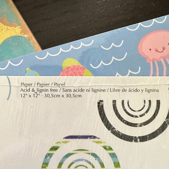 Endless Summer 12"x12" Scrapbook Paper Pack Bundle Beach Theme - Picture 4 of 13